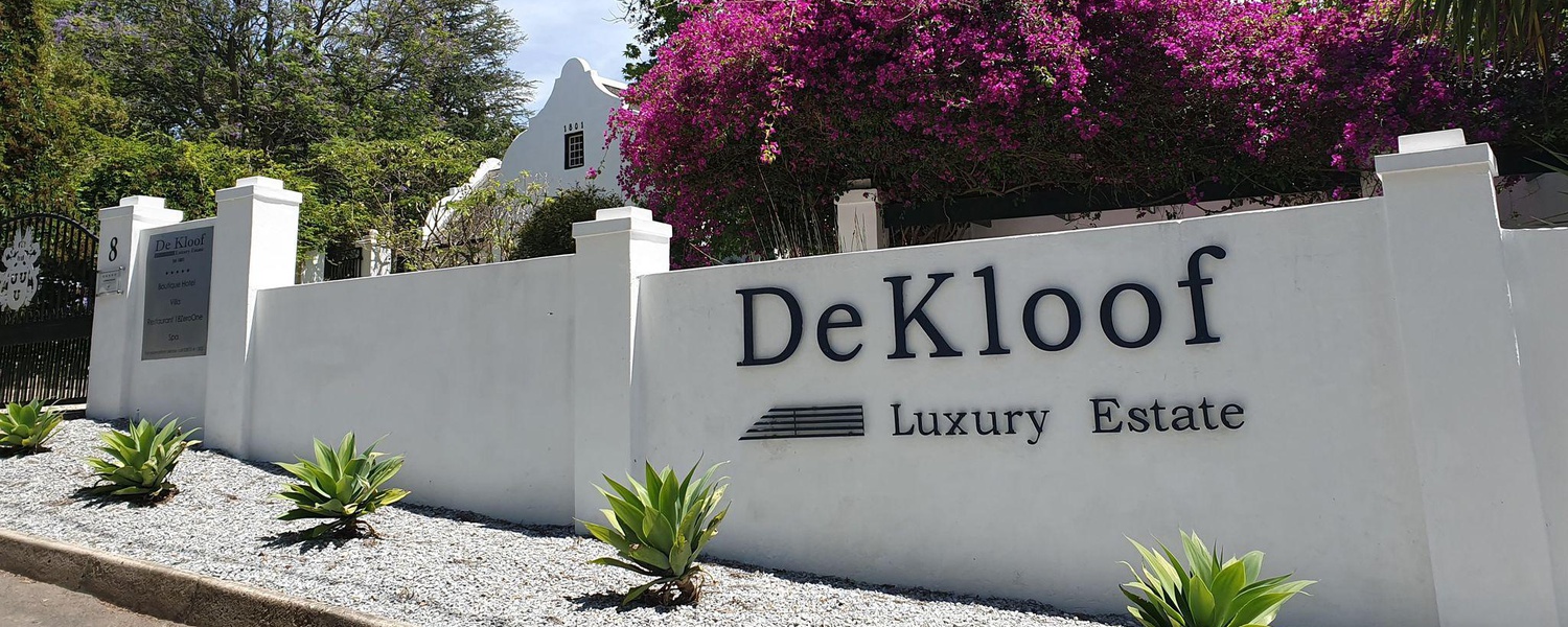entrance De Kloof Luxury Estate boutique hotel and spa swellendam western cape south africa